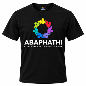 Black ABAPHATHI Youth Development Group T-shirt